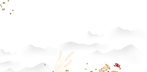 增甘以養脾氣五谷雜糧灰色中國風展板